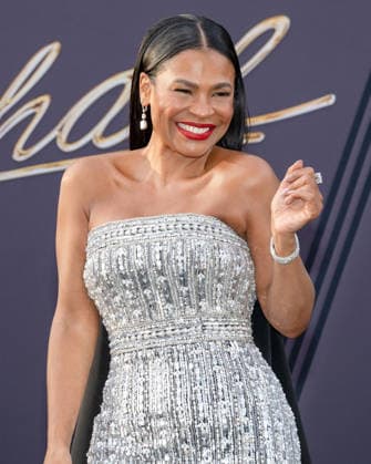April 20, 2026, Hollywood, California, USA: American actress and producer NIA LONG, 55, attends Lionsgate s MICHAEL Los Angeles red carpet premiere. Hollywood USA  - ZUMAb173 20260420_aap_b173_046 Copyright: xBillyxBennightx