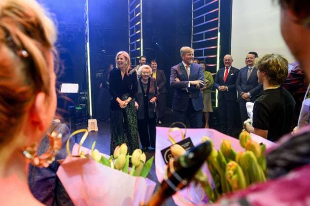 King s Day Concert at Theater Sense - Dokkum Theater Sense King Willem-Alexander and Queen Máxima, accompanied by Princess Beatrix, are present at Theater Sense in Dokkum for the annual King s Day concert. The concert is attended by an audience involved in the organization of the King s Day celebrations in Dokkum. Dokkum, Netherlands on April 20, 2026. Photo by Bruno Press ABACAPRESS.COM Dokkum Netherlands  Copyright: xBrunoxPress ABACAx
