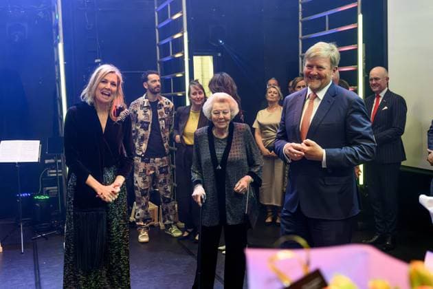 King s Day Concert at Theater Sense - Dokkum Theater Sense King Willem-Alexander and Queen Máxima, accompanied by Princess Beatrix, are present at Theater Sense in Dokkum for the annual King s Day concert. The concert is attended by an audience involved in the organization of the King s Day celebrations in Dokkum. Dokkum, Netherlands on April 20, 2026. Photo by Bruno Press ABACAPRESS.COM Dokkum Netherlands  Copyright: xBrunoxPress ABACAx