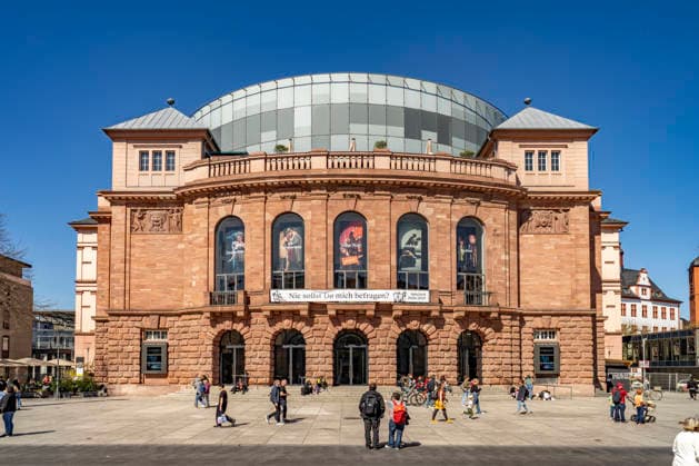 Staatstheater Mainz The Mainz State Theater in Mainz, Rhineland Palatinate, Germany The Mainz State Theater in Mainz, Rhineland Palatinate, Germany