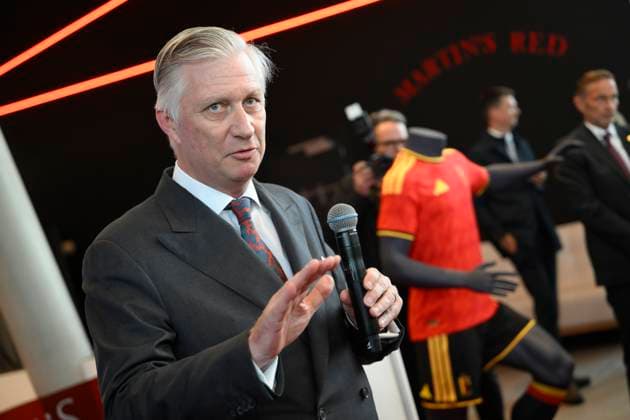 Interregional Royal Visit to WalloniaFlanders 2026 TUBIZE, BELGIUM - APRIL 21: King Philippe of Belgium pictured on his way to the first leg of the interregional Royal Visit to WalloniaFlanders on April 21, 2026 in Tubize, Belgium, 21 04 2026 Tubize Belgium  Copyright: xPhilipxReynaersx
