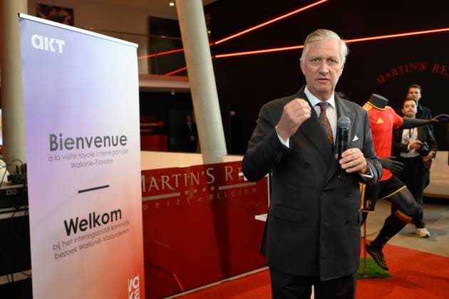 Interregional Royal Visit to WalloniaFlanders 2026 TUBIZE, BELGIUM - APRIL 21: King Philippe of Belgium pictured on his way to the first leg of the interregional Royal Visit to WalloniaFlanders on April 21, 2026 in Tubize, Belgium, 21 04 2026 Tubize Belgium  Copyright: xPhilipxReynaersx