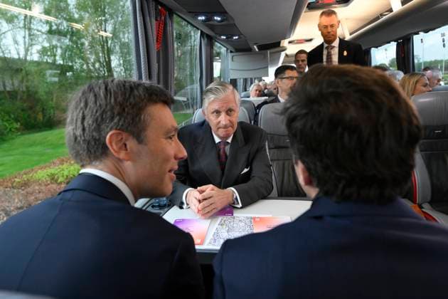 Interregional Royal Visit to WalloniaFlanders 2026 TUBIZE, BELGIUM - APRIL 21: King Philippe of Belgium pictured on his way to the first leg of the interregional Royal Visit to WalloniaFlanders on April 21, 2026 in Tubize, Belgium, 21 04 2026 Tubize Belgium  Copyright: xPhilipxReynaersx