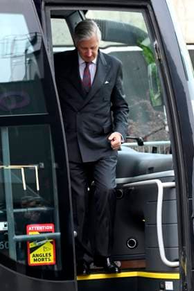 Interregional Royal Visit to WalloniaFlanders 2026 LOUVAIN - LA-NEUVE, BELGIUM - APRIL 21: King Philippe of Belgium pictured visiting Odoo during the first Interregional Royal Visit to WalloniaFlanders on April 21, 2026 in Louvain - La-Neuve, Belgium, 21 04 2026 Louvain - La-Neuve Belgium  Copyright: xPhilipxReynaersx