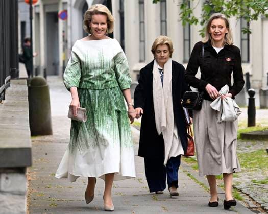 Queen Mathilde presents the Queen Mathilde Prize 2026 BRUSSELS, BELGIUM - APRIL 21 : Queen Mathilde pictured ahead to the Queen Mathilde Prize at the Royal Palace in Brussels. Every year, the Queen Mathilde Fund (FRM) supports inspiring initiatives aimed at helping vulnerable children and young people to build their lives and look to the future on April 21, 2026 in Brussels, Belgium, 21 04 2026 Brussels Belgium  Copyright: xDidierxLebrunx