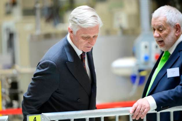 Interregional Royal Visit to WalloniaFlanders 2026 BRUSSELS, BELGIUM - APRIL 21: King Philippe of Belgium pictured visiting IBA ( Ion Beam Applications) during the first Interregional Royal Visit to WalloniaFlanders on April 21, 2026 in Brussels, Belgium, 21 04 2026 Brussels Belgium  Copyright: xPhilipxReynaersx