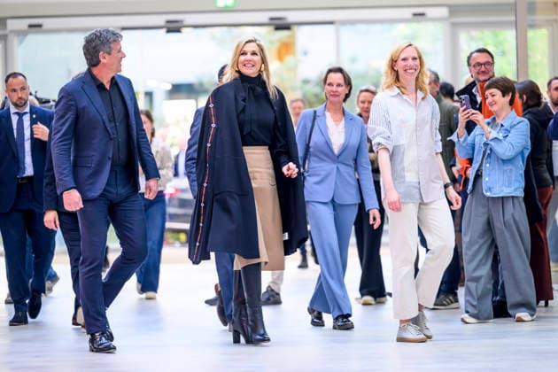 21-04-2026 Arnhem Queen Maxima visited Cleantech Park Arnhem, the SME City 2026 named by the business association MKB-Nederland Arnhem. Â  Copyright: xPPEx