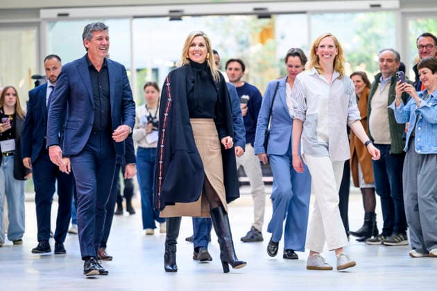 21-04-2026 Arnhem Queen Maxima visited Cleantech Park Arnhem, the SME City 2026 named by the business association MKB-Nederland Arnhem. Â  Copyright: xPPEx
