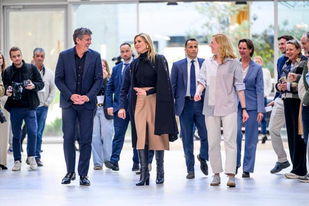 21-04-2026 Arnhem Queen Maxima visited Cleantech Park Arnhem, the SME City 2026 named by the business association MKB-Nederland Arnhem. Â  Copyright: xPPEx