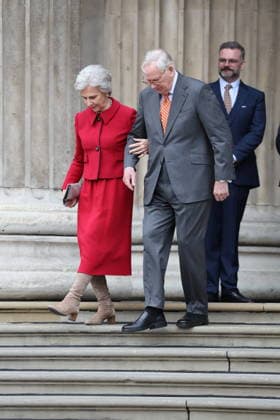 . 21 04 2026. London, United Kingdom. UK Royals leaving the British Museum in London after viewing design recommendations for The Queen Elizabeth Memorial, on the 100th anniversary of the birth of Queen Elizabeth II.  xStephenxLockx xi-Imagesx IIM-26717-0016