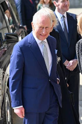 VIP guests arrive to view the final design for the national memorial to Queen Elizabeth II on the 100th anniversary of her birth at the British Museum in London, England Featuring: King Charles III Where: London, United Kingdom When: 21 Apr 2026 Credit: Cover Images EDITORIAL USE ONLY. NOT FOR USE BY NEWSPAPERS BASED IN THE UK. Copyright: xx coverimg55633205