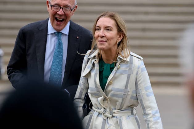 April 21, 2026, London, London, UK: London, UK. Dame Antonia Romeo, Cabinet Secretary and Head of the Civil Service departs the British Museum in London after viewing design recommendations, the final design and other elements of the national memorial to the late Queen Elizabeth II, marking the 100th anniversary of her birth. London UK  - ZUMAl94_ 20260421_zaf_l94_041 Copyright: xDinendraxHariax
