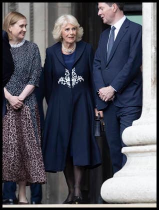 . 21 04 2026. London, United Kingdom. Queen Camilla leaving the British Museum in London after viewing design recommendations for The Queen Elizabeth Memorial, on the 100th anniversary of the birth of Queen Elizabeth II.  xStephenxLockx xi-Imagesx IIM-26717-0021