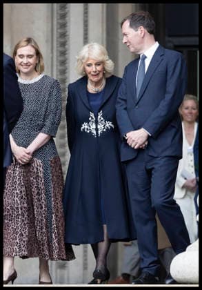 . 21 04 2026. London, United Kingdom. Queen Camilla leaving the British Museum in London after viewing design recommendations for The Queen Elizabeth Memorial, on the 100th anniversary of the birth of Queen Elizabeth II.  xStephenxLockx xi-Imagesx IIM-26717-0024