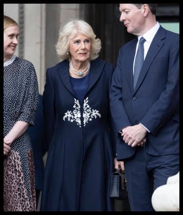 . 21 04 2026. London, United Kingdom. Queen Camilla leaving the British Museum in London after viewing design recommendations for The Queen Elizabeth Memorial, on the 100th anniversary of the birth of Queen Elizabeth II.  xStephenxLockx xi-Imagesx IIM-26717-0025