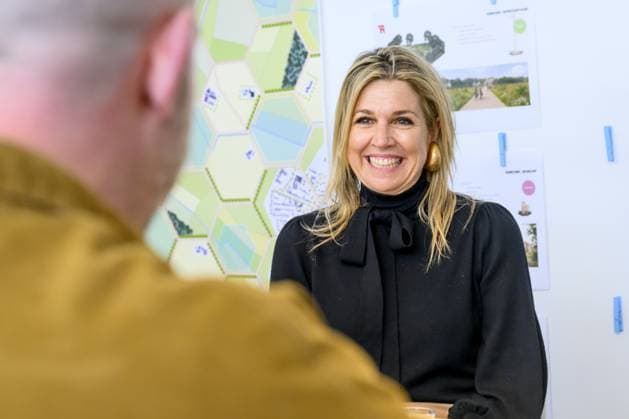 Arnhem, The Netherlands, 2026-04-21 13:41:21 ARNHEM, 21-04-2026, Cleantech Park. Queen Maxima visits Cleantech Park Arnhem. Arnhem has been named SME City 2026 by the business association MKB-Nederland. Every year, MKB-Nederland awards this title to a city or region that demonstrates it stands alongside entrepreneurs, actively works towards an attractive business climate, supports collaboration with entrepreneurs, and offers space for innovation, growth, and networking. PHOTO: NLBeeld Patrick van Emst Credit: NL Beeld Patrick van Emst Copyright: xx x
