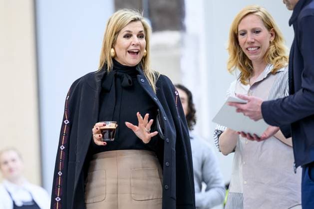 Arnhem, The Netherlands, 2026-04-21 12:53:20 ARNHEM, 21-04-2026, Cleantech Park. Queen Maxima visits Cleantech Park Arnhem. Arnhem has been named SME City 2026 by the business association MKB-Nederland. Every year, MKB-Nederland awards this title to a city or region that demonstrates it stands alongside entrepreneurs, actively works towards an attractive business climate, supports collaboration with entrepreneurs, and offers space for innovation, growth, and networking. PHOTO: NLBeeld Patrick van Emst Credit: NL Beeld Patrick van Emst Copyright: xx x