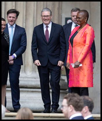 . 21 04 2026. London, United Kingdom. UK Prime Minister Keir Starmer leaving the British Museum in London after viewing design recommendations for The Queen Elizabeth Memorial, on the 100th anniversary of the birth of Queen Elizabeth II.  xStephenxLockx xi-Imagesx IIM-26717-0031