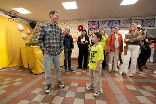 GÖTEBORG, SWEDEN 20260420 Formula 1 World Champion Sebastian Vettel visits Lilla Samskolan where students will show their environmental work Sebastian Vettel is in Gothenburg to receive The Perfect World Foundation Award GÖTEBORG SWEDEN x9200x  Copyright: xBjörnxLarssonxRosvall TTx SEBASTIAN VETTEL MMs9LWxZ9nI