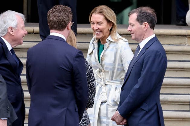 April 21, 2026, London, London, UK: London, UK. Dame Antonia Romeo (C), Cabinet Secretary and Head of the Civil Service departs the British Museum in London after viewing design recommendations, the final design and other elements of the national memorial to the late Queen Elizabeth II, marking the 100th anniversary of her birth. London UK  - ZUMAl94_ 20260421_zaf_l94_034 Copyright: xDinendraxHariax