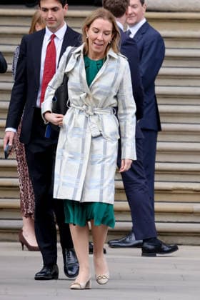 April 21, 2026, London, London, UK: London, UK. Dame Antonia Romeo, Cabinet Secretary and Head of the Civil Service departs the British Museum in London after viewing design recommendations, the final design and other elements of the national memorial to the late Queen Elizabeth II, marking the 100th anniversary of her birth. London UK  - ZUMAl94_ 20260421_zaf_l94_036 Copyright: xDinendraxHariax