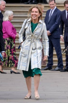 April 21, 2026, London, London, UK: London, UK. Dame Antonia Romeo, Cabinet Secretary and Head of the Civil Service departs the British Museum in London after viewing design recommendations, the final design and other elements of the national memorial to the late Queen Elizabeth II, marking the 100th anniversary of her birth. London UK  - ZUMAl94_ 20260421_zaf_l94_038 Copyright: xDinendraxHariax