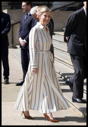 . 21 04 2026. London, United Kingdom. Prince Edward and Sophie, the Duke and Duchess of Edinburgh ,arriving at the British Museum in London to view design recommendations for The Queen Elizabeth Memorial, on the 100th anniversary of the birth of Queen Elizabeth II.  xStephenxLockx xi-Imagesx IIM-26717-0037