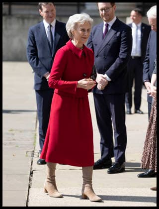 . 21 04 2026. London, United Kingdom. The Duchess of Gloucester arriving at the British Museum in London to view design recommendations for The Queen Elizabeth Memorial, on the 100th anniversary of the birth of Queen Elizabeth II.  xStephenxLockx xi-Imagesx IIM-26717-0039