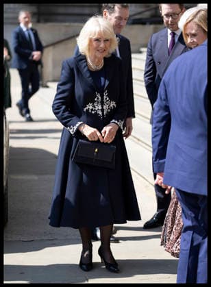 . 21 04 2026. London, United Kingdom. Queen Camilla arriving at the British Museum in London to view design recommendations for The Queen Elizabeth Memorial, on the 100th anniversary of the birth of Queen Elizabeth II.  xStephenxLockx xi-Imagesx IIM-26717-0047