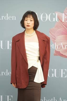 Chacha Huang at photocall for premiere perfum Eternal Aura in Madrid on Tuesday, 21 April 2026. Cordon Press 