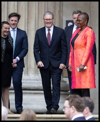 . 21 04 2026. London, United Kingdom. UK Prime Minister Keir Starmer leaving the British Museum in London after viewing design recommendations for The Queen Elizabeth Memorial, on the 100th anniversary of the birth of Queen Elizabeth II.  xStephenxLockx xi-Imagesx IIM-26717-0054
