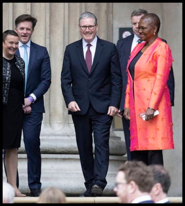 . 21 04 2026. London, United Kingdom. UK Prime Minister Keir Starmer leaving the British Museum in London after viewing design recommendations for The Queen Elizabeth Memorial, on the 100th anniversary of the birth of Queen Elizabeth II.  xStephenxLockx xi-Imagesx IIM-26717-0055