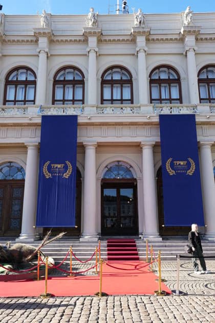 GOTHENBURG, SWEDEN 20260421 The Stock Exchange in Gothenburg before the gala The Perfect World Foundation Award at the Stock Exchange in Gothenburg GOTHENBURG SWEDEN x9200x  Copyright: xBjörnxLarssonxRosvall TTx THE PERFECT WORLD FOUNDATION AWARD 2026 V7kjGWql6CU