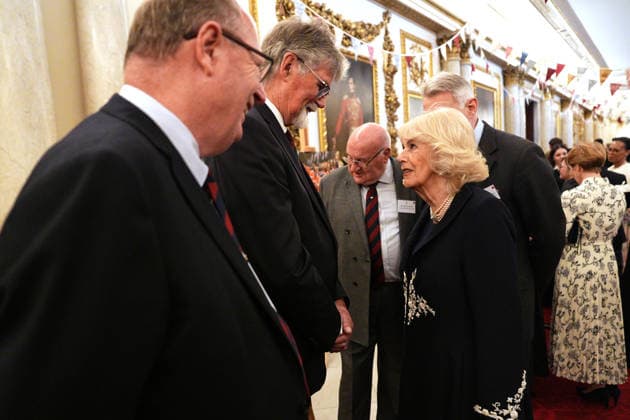 Members of the Royal Family host a reception to celebrate the life and legacy of Queen Elizabeth II The King and Queen, together with Members of the Royal Family, host a reception to celebrate the life and legacy of Queen Elizabeth II, at Buckingham Palace, London, UK, on the 21st April 2026. Picture by Aaron Chown WPA-Pool London Buckingham Palace London United Kingdom  WHA-0816