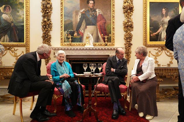 Members of the Royal Family host a reception to celebrate the life and legacy of Queen Elizabeth II The King and Queen, together with Members of the Royal Family, host a reception to celebrate the life and legacy of Queen Elizabeth II, at Buckingham Palace, London, UK, on the 21st April 2026. Picture by Aaron Chown WPA-Pool London Buckingham Palace London United Kingdom  WHA-0816