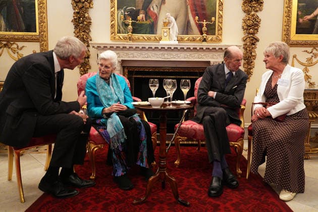 Members of the Royal Family host a reception to celebrate the life and legacy of Queen Elizabeth II The King and Queen, together with Members of the Royal Family, host a reception to celebrate the life and legacy of Queen Elizabeth II, at Buckingham Palace, London, UK, on the 21st April 2026. Picture by Aaron Chown WPA-Pool London Buckingham Palace London United Kingdom  WHA-0816