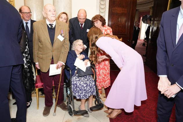 Members of the Royal Family host a reception to celebrate the life and legacy of Queen Elizabeth II The King and Queen, together with Members of the Royal Family, host a reception to celebrate the life and legacy of Queen Elizabeth II, at Buckingham Palace, London, UK, on the 21st April 2026. Picture by Aaron Chown WPA-Pool London Buckingham Palace London United Kingdom  WHA-0816