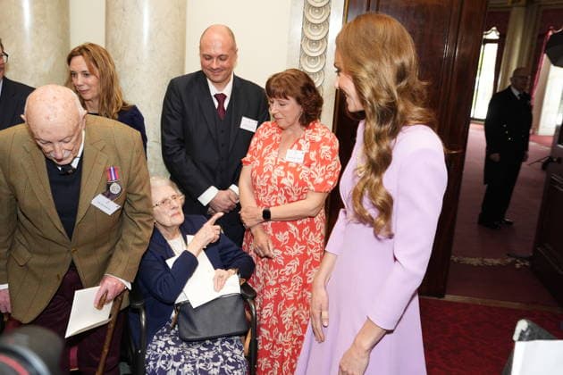 Members of the Royal Family host a reception to celebrate the life and legacy of Queen Elizabeth II The King and Queen, together with Members of the Royal Family, host a reception to celebrate the life and legacy of Queen Elizabeth II, at Buckingham Palace, London, UK, on the 21st April 2026. Picture by Aaron Chown WPA-Pool London Buckingham Palace London United Kingdom  WHA-0816