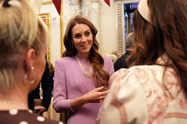 . 21 04 2026. London, United Kingdom. Kate Middleton, the Princess of Wales, at a reception at Buckingham Palace in London, to celebrate the100th anniversary of the birth of Queen Elizabeth II.  xi-Imagesx xPoolx IIM-26717-0058
