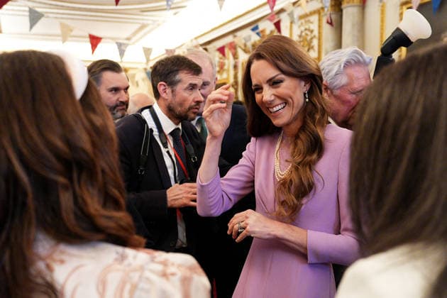 . 21 04 2026. London, United Kingdom. Kate Middleton, the Princess of Wales, at a reception at Buckingham Palace in London, to celebrate the100th anniversary of the birth of Queen Elizabeth II.  xi-Imagesx xPoolx IIM-26717-0059