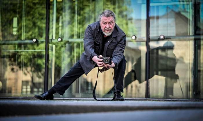 Conversation with Armin Rohde at the Lichtburg about his passion for photography and an exhibition at Zollverein about migrants organized by the Brost Fo Copyright: KerstinxKokoska doc85imxxl6t9z14xr6czoe ,EDITORIAL USE ONLY Copyright: KerstinxKokoska