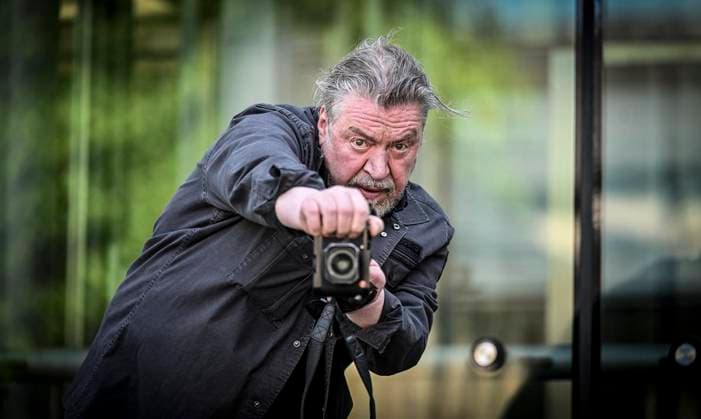 Conversation with Armin Rohde at the Lichtburg about his passion for photography and an exhibition at Zollverein about migrants organized by the Brost Fo Copyright: KerstinxKokoska doc85imxxqqyxk1dvmcqyko ,EDITORIAL USE ONLY Copyright: KerstinxKokoska