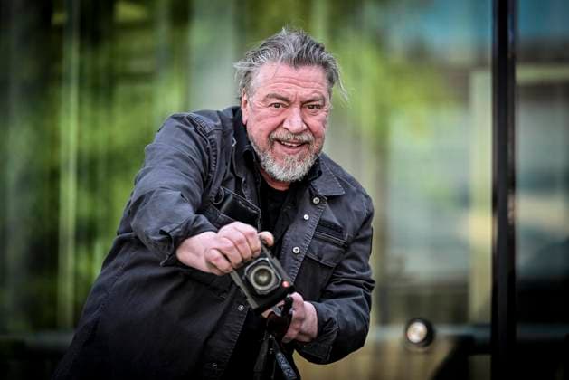 Conversation with Armin Rohde at the Lichtburg about his passion for photography and an exhibition at Zollverein about migrants organized by the Brost Fo Copyright: KerstinxKokoska doc85imxz1lgvl1ccw9oypm ,EDITORIAL USE ONLY Copyright: KerstinxKokoska