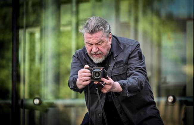 Conversation with Armin Rohde at the Lichtburg about his passion for photography and an exhibition at Zollverein about migrants organized by the Brost Fo Copyright: KerstinxKokoska doc85imxz7ugt0nhe0ocv5 ,EDITORIAL USE ONLY Copyright: KerstinxKokoska