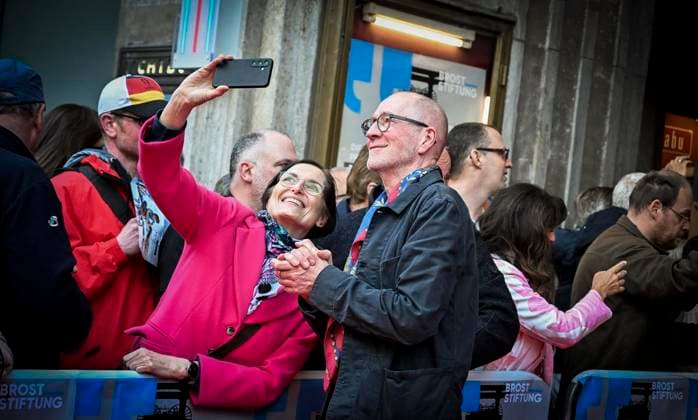 Premiere of the documentary Vier von hier In the presence of Dietmar Bär, Joachim Krol, Peter Lohmeyer, Armin Rohde and director Christph Rüter at Lichtburg Essen FOR EDITORIAL PURPOSES ONLY EDITORIAL USE ONLY p Copyright: KerstinxKokoska doc85imy518f041irh59c5w ,EDITORIAL USE ONLY Copyright: KerstinxKokoska