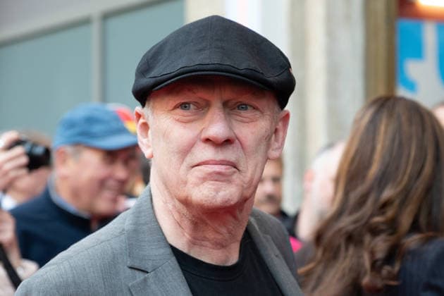 Director Christoph RUETER, Rüter, portrait, portrait, single image, cropped single motif, red carpet, red carpet show, arrival, arrival, film premiere Vier von hier, 21 04 2026, at the Lichtburg in Essen,