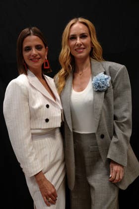 (R-L) Kira Miro and Macarena Gomez, at the Photocall of the film, ¿Como hemos llegado a esto? . April 21, 2026 in Madrid, Spain.( ALTERPHOTOS S.Villarroel) (20260421408)