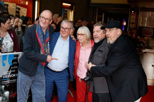 Peter Lohmeyer, Joachim Krol, Marianne Menze, Armin Rohde and Dietmar Bär at the premiere of the documentary Vier von Hier at the Lichtburg Essen, 21 04 2026 Foto:xT.xSchröerx xFuturexImagex vier_6425