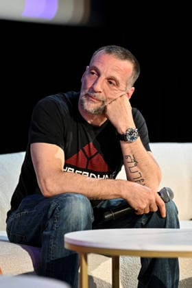 Mathieu Kassovitz during one of the Pro Talks at the 2nd edition of the WAIFF World A I Film Festival in Cannes, on April 21, 2026, an unprecedented event dedicated to the interaction between new technologies and film and audiovisual creation The World AI Film Festival WAiFF relies on a team of visionary leaders and pioneering organizations, united by a common mission to unleash the creative potential of artificial intelligence in the service of cinema, while respecting the ethics and rights of creators Marco Landi, former Chairman of Apple and a leading figure in the field of artificial intelligence, is the festivals founder and main supporter. He is followed by the Alpes Maritimes department, headed by Charles Ange Ginésy Sarah Lelouch,  Copyright: xBrunoxBebertx xBestimagexBrunoxBebertx xBestimagex