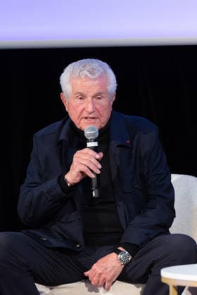 2nd World AI Film Festival - Conference - Cannes Claude Lelouch and Mathieu Kassovitz give a conference during the 2nd World AI Film Festival (WAIFF) at the Miramar theatre. France on April 21, 2026. Photo by Shootpix ABACAPRESS.COM Cannes France  Copyright: xShootpix ABACAx